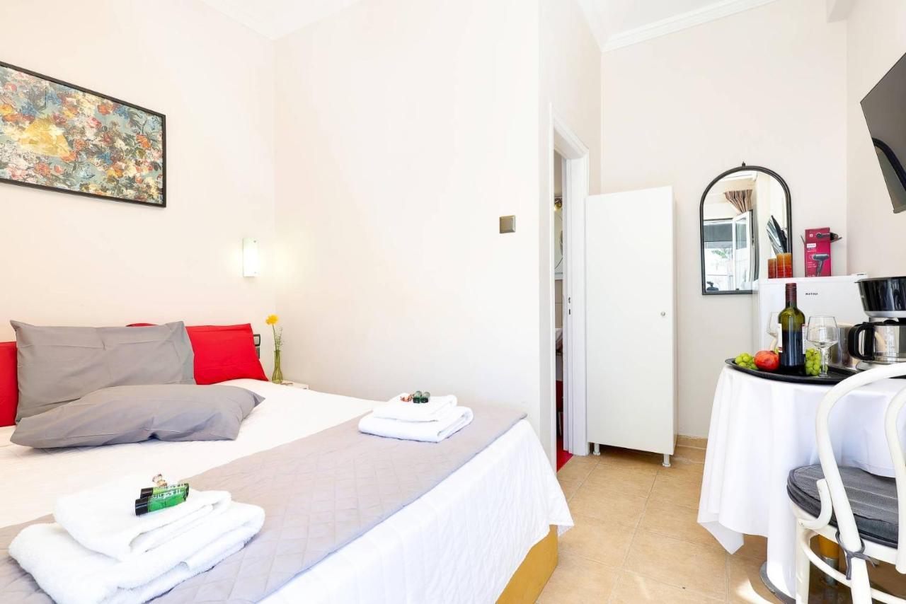 Silver Athens Double Room With Balcony Exterior foto
